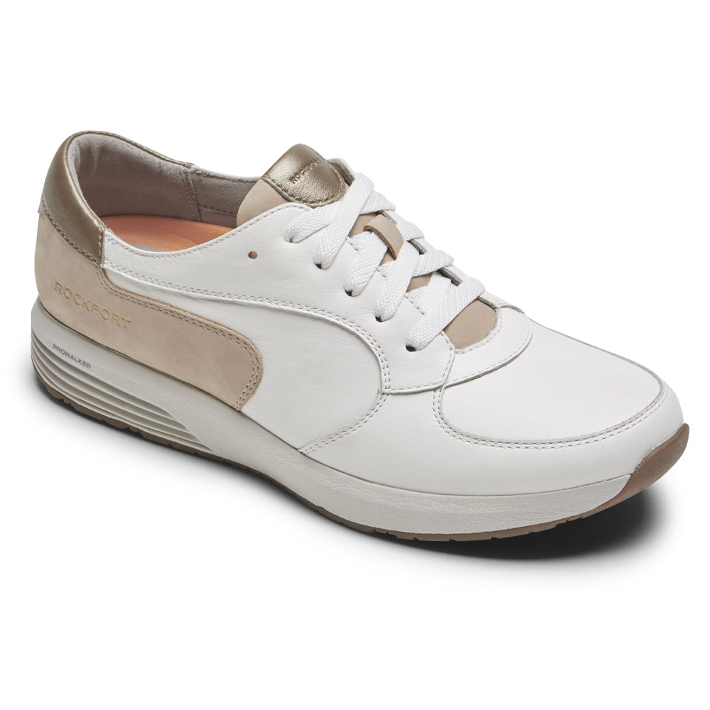 Rockport Womens Sneakers White - Trustride ProWalker - UK 471-DQIRPJ